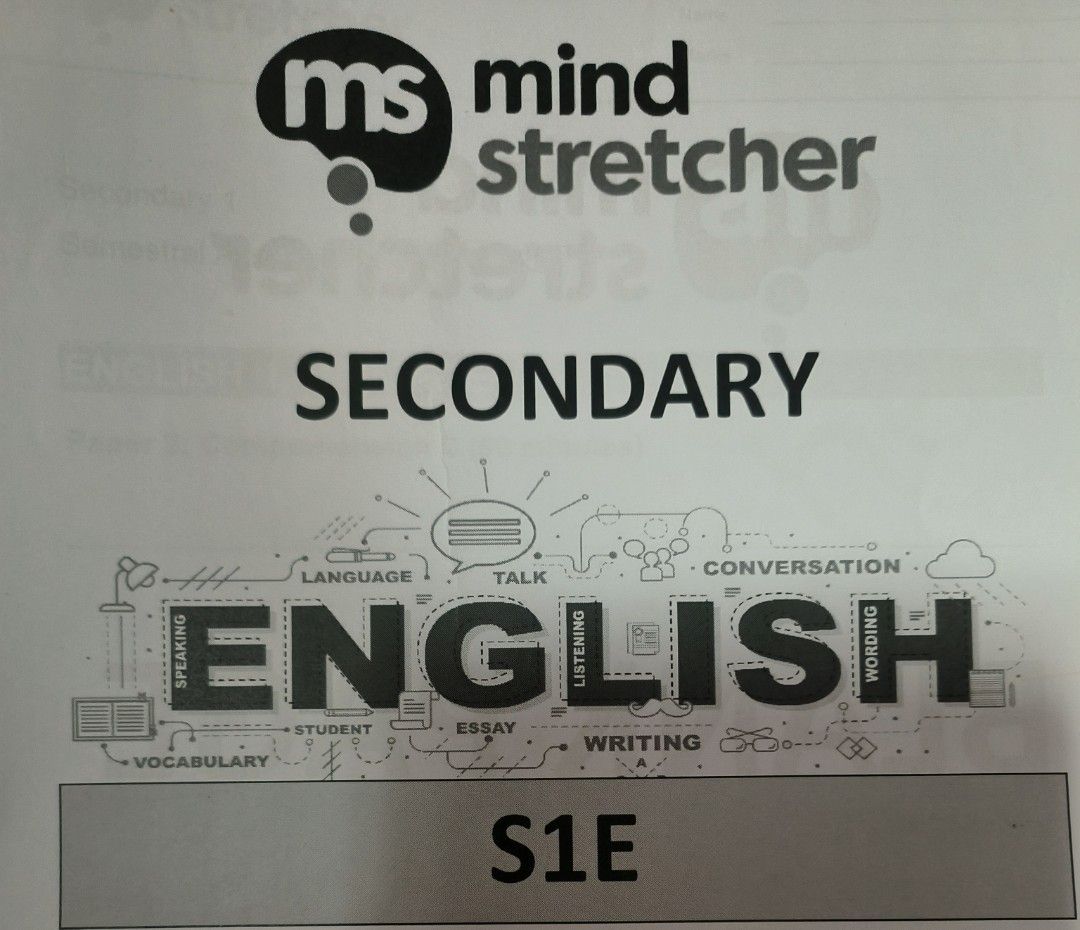 Mind Stretcher English Sec 1 Sec 2 whole year notes and worksheets