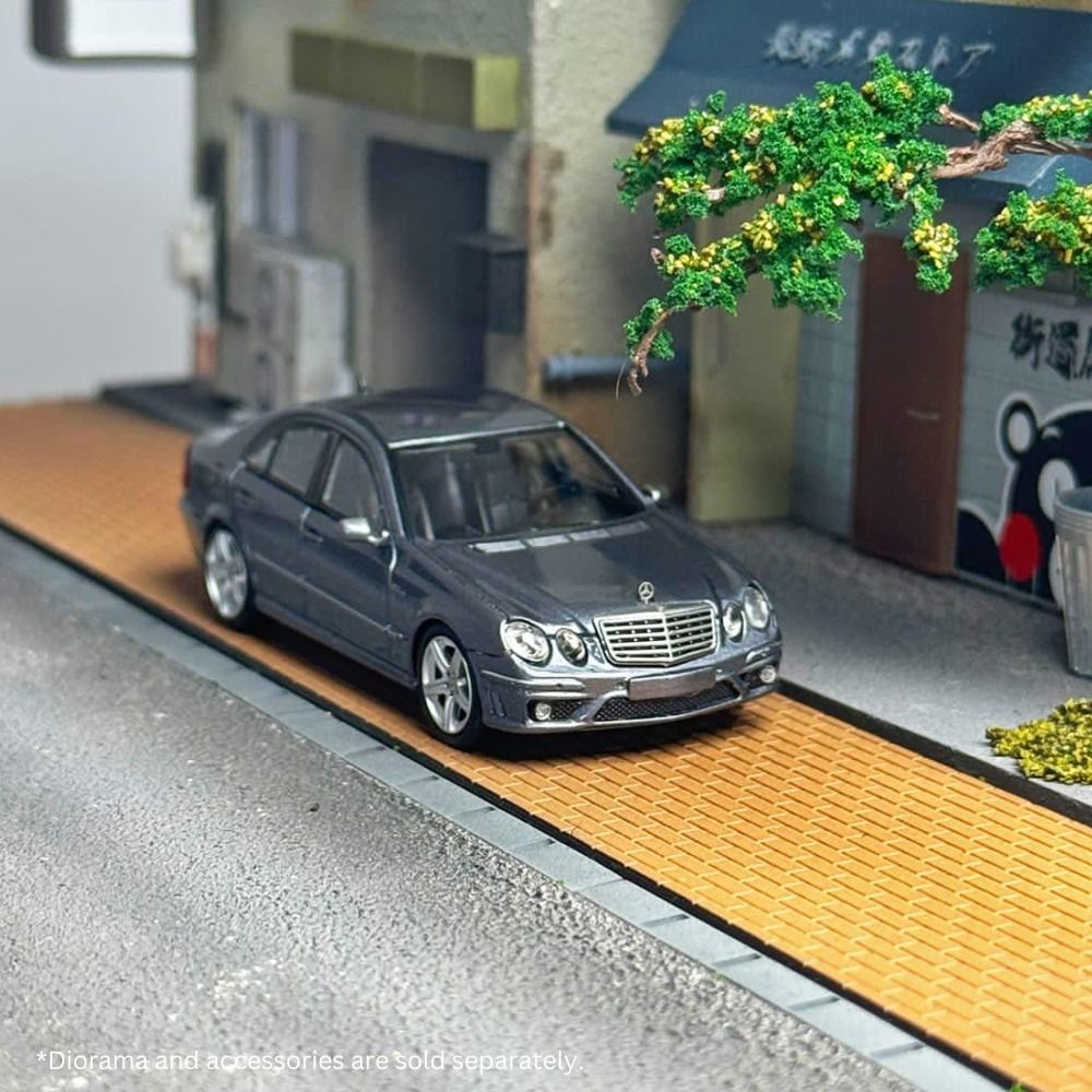 MK Model 1/64 Scale Mercedes Benz E63 AMG W211 Gray Die-cast Car ...