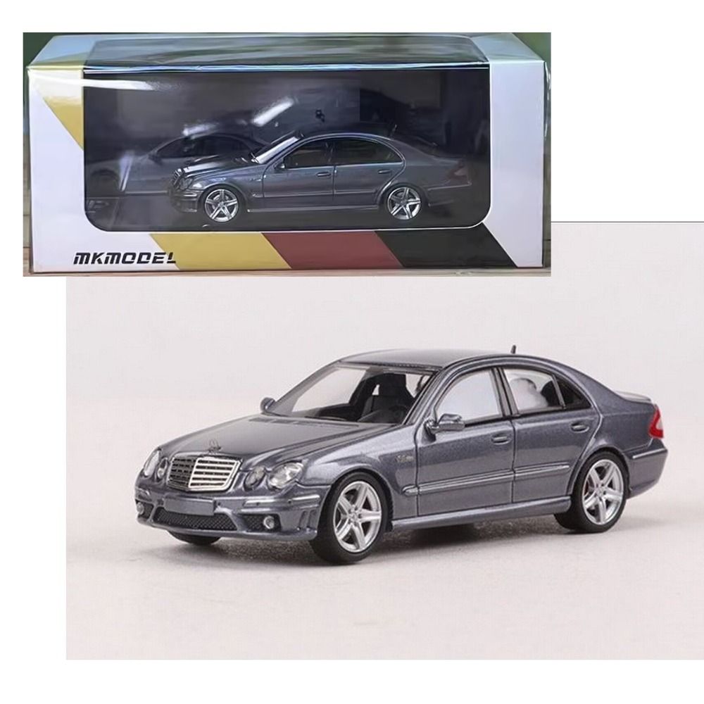 MK Model 1/64 Scale Mercedes Benz E63 AMG W211 Gray Die-cast Car ...