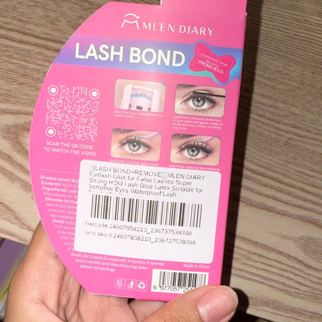 Mlen diary lash bond (Category: Makeup) located in Paranaque City. Submitted by cilantr0 (Listing ID 1352313527, Image 2). Description: Mlen diary lash bond Brand new MOP: GCASH/BDO Buyer will shoulder sf Lalamove only no meet ups Loc: Sucat muntinlupa .