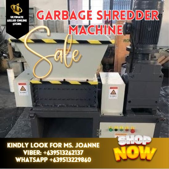 Model DW-500 plastic crusher machine and garbage shredder machine (Category: Home Improvement Tools & Accessories) located in Caloocan City. Submitted by ultimateiv03644 (Listing ID 1352191317, Image 1). Description: .