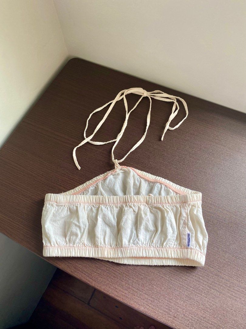 Munimuni Paruparo Top In Safflower (XS-S) (Category: Sleeveless) located in San Pedro. Submitted by gumamelagal (Listing ID 1352199274, Image 2). Description: 💌 sold out on the website 💌 naturally dyed with safflower petals 🏵️ 💌 can be worn multiple ways! 💌 perfect for valentines 🙈 💌 price negotiable for multiple purchases mop: gcash, bdo mod: j&t, lalamove.