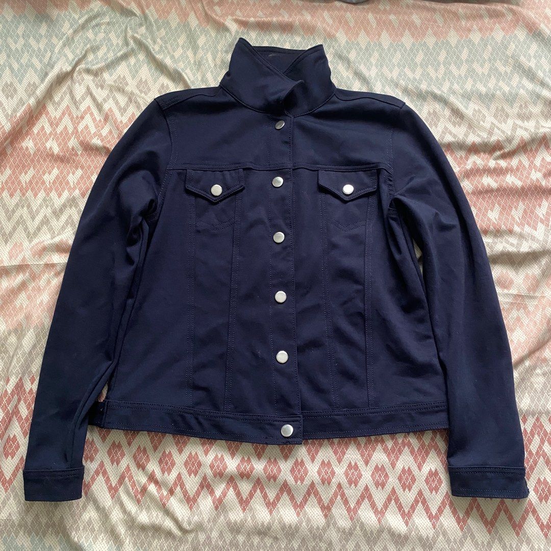 Navy Blue Jacket (Category: Coats, Jackets and Outerwear) located in Rizal. Submitted by TheRetailAddict (Listing ID 1352178460, Image 1). Description: .