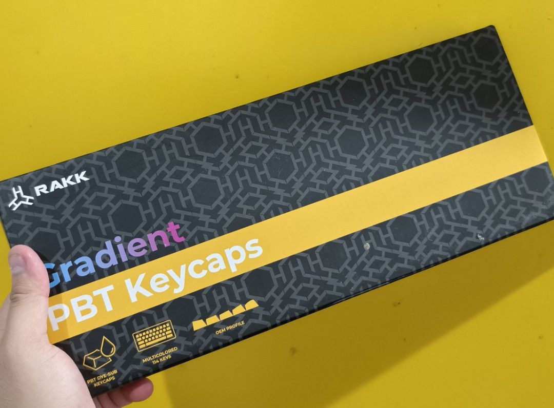 Rakk Gradient PBT Keycaps (Category: Computer Keyboard) located in Daet. Submitted by loremipsumxyz11 (Listing ID 1352212207, Image 1). Description: Brand New/Never been used. Ekis pls sa mga sobrang barat. DM sa gusto 👌.