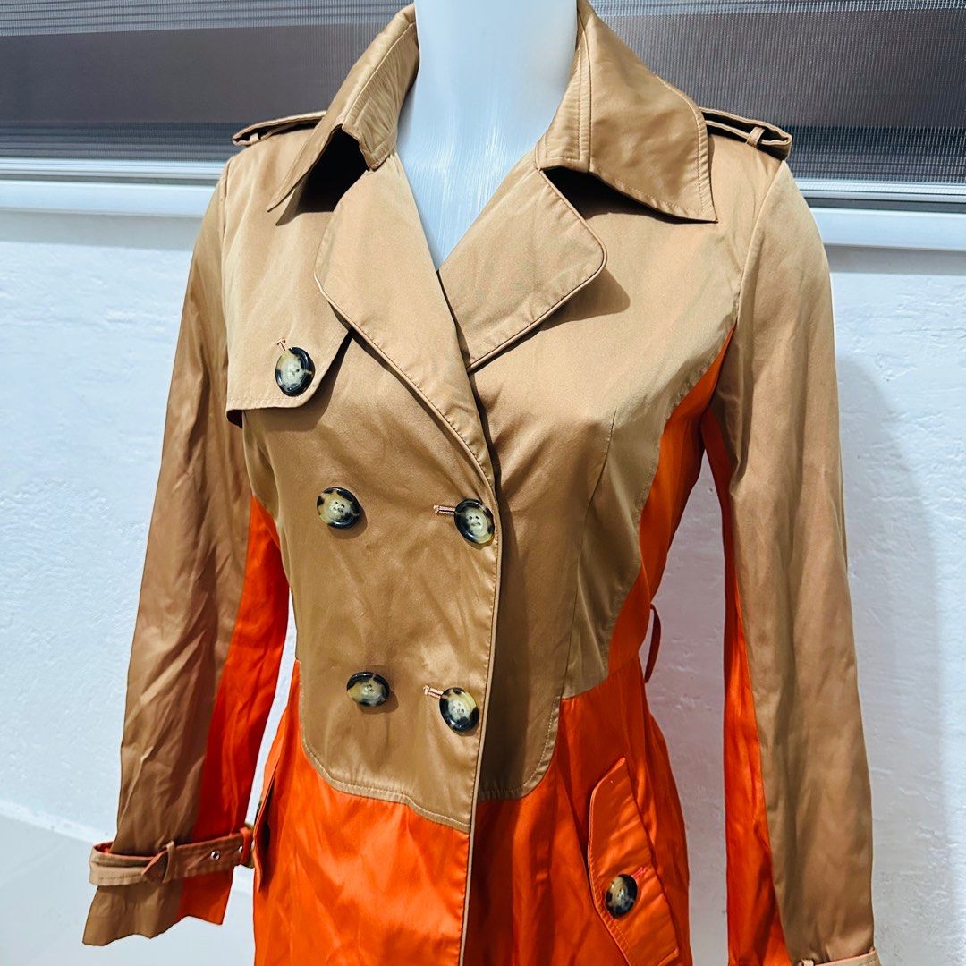 Rust Orange Coat Dress (Category: Coats, Jackets and Outerwear) located in Calamba. Submitted by zybellezone (Listing ID 1352253957, Image 2). Description: Size 10, fits small to medium Like new.