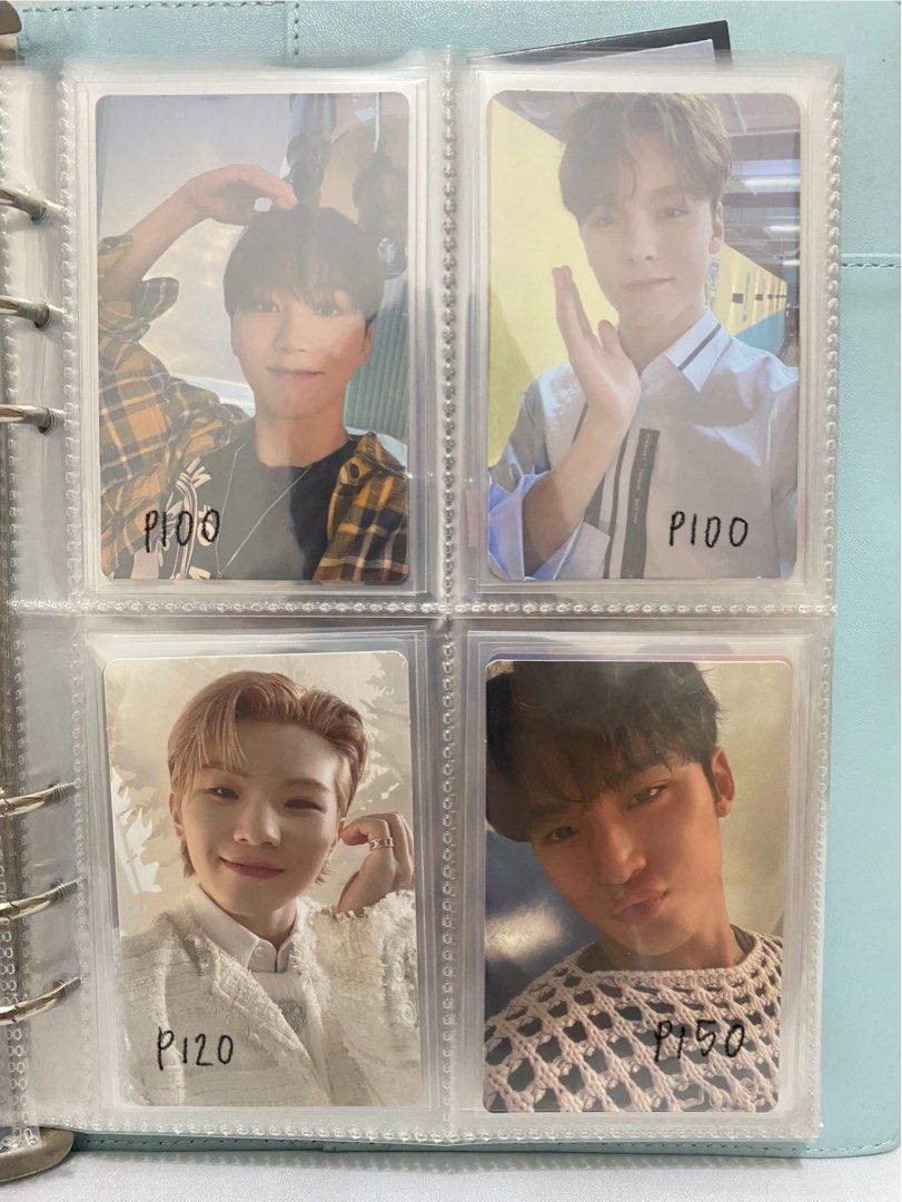 Seventeen Photocards (Category: K-Wave Merchandise) located in Mandaluyong City. Submitted by jaykehee (Listing ID 1352223563, Image 3). Description: Please check photo for the price / DOUBLE CHECK if SOLD AS SET! Send a screenshot of the set/pc you want to claim..