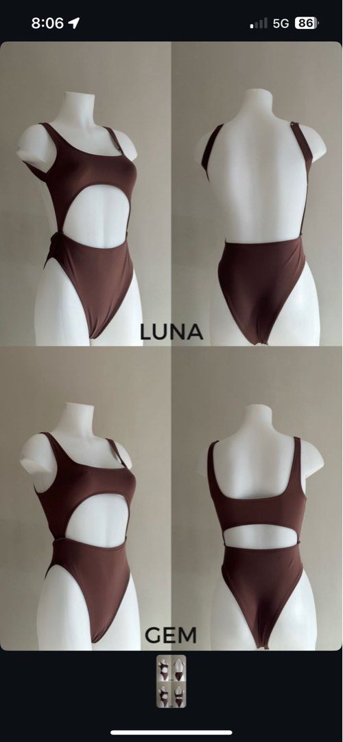 Sew Local Gem full-piece in Black (Category: Bikinis & Swimsuits) located in Pasay City. Submitted by cartmaxxing (Listing ID 1352267669, Image 3). Description: can fit L-XL (stretchable material) bought for 950 check photos for ww used once lang and maluwag fit nya :( last price already (still in excellent condition, practically good as new) RFS: not using anymore.