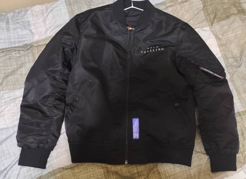 SOLO LEVELING- BOMBER JACKET-SUNG JIN WOO, Men's Fashion, Coats ...