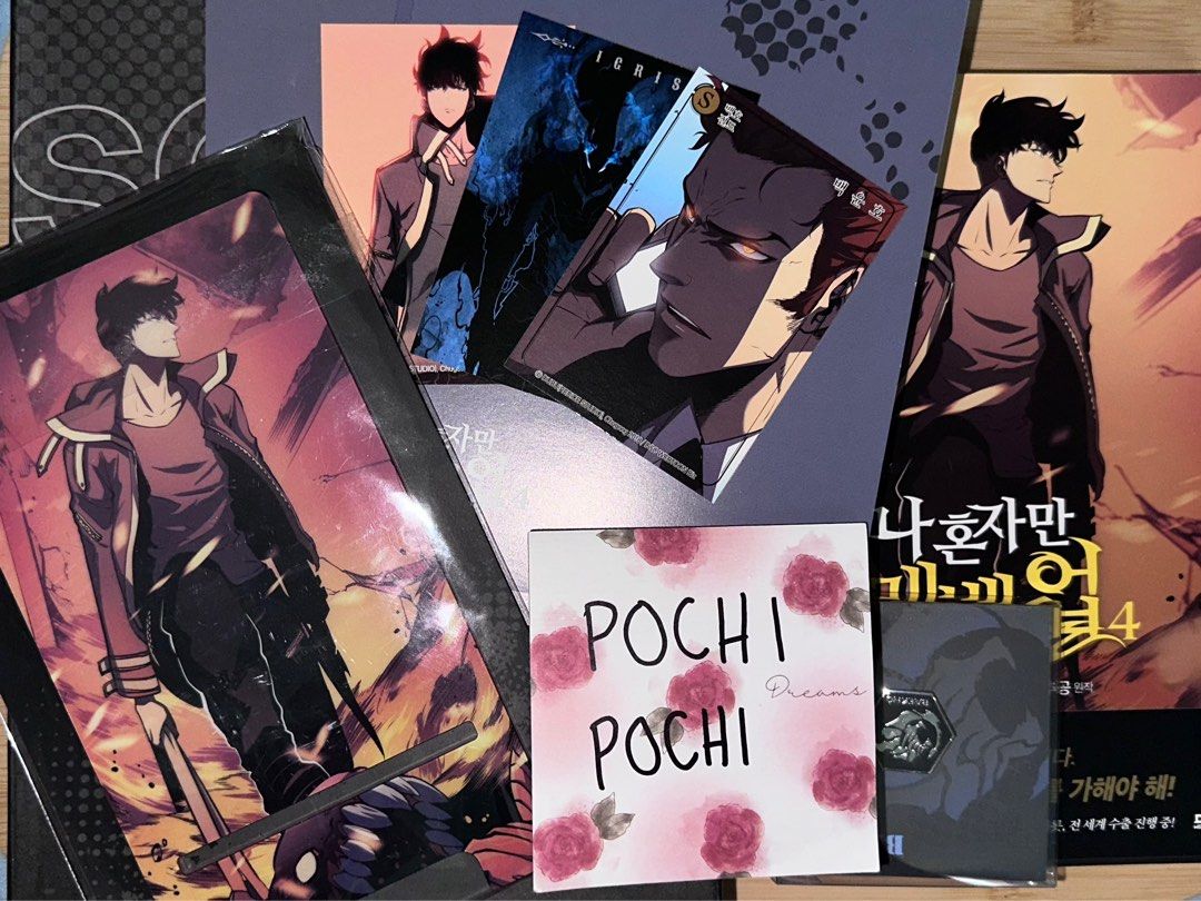 Solo Leveling Volume 4 Limited Edition (Korean) (Category: Comics & Manga) located in Manila. Submitted by pochi_pochi (Listing ID 1352244326, Image 1). Description: kindly dm me if interested - with inclusions - unsealed - korean language.