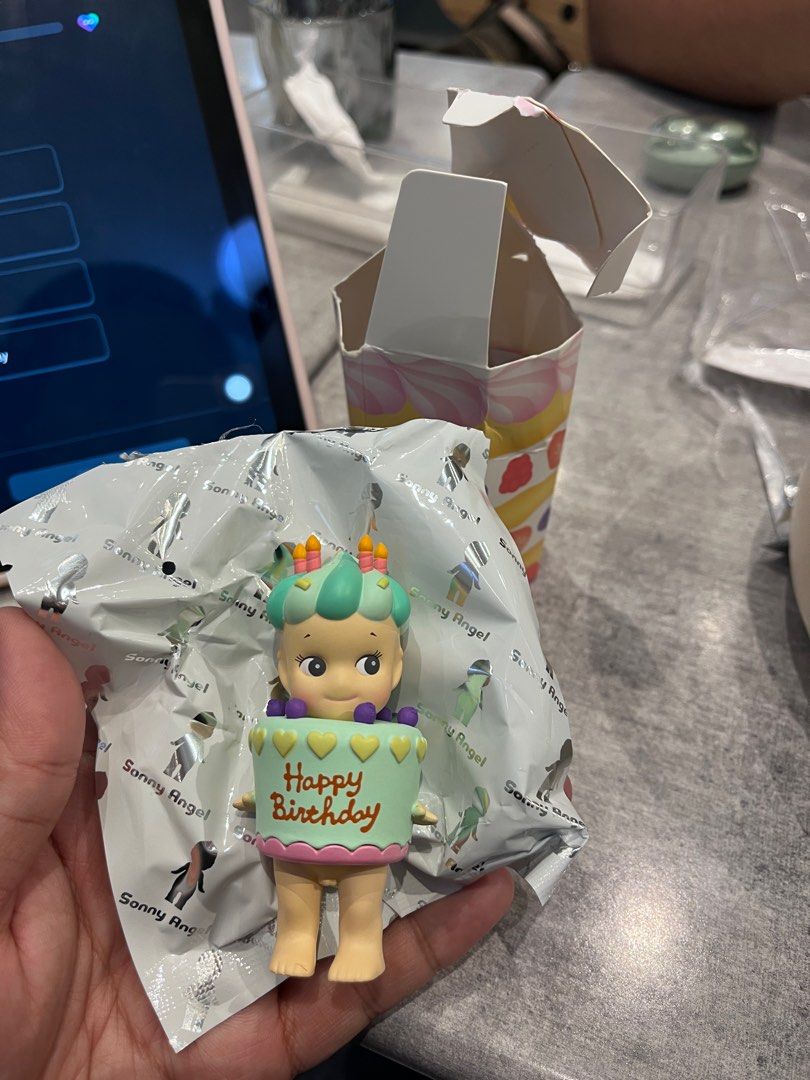 Sonny Angel - Happy Birthday (Category: Designer & Blind Box Toys) located in General Mariano Alvarez. Submitted by orangeowala (Listing ID 1352156732, Image 1). Description: Not prio SRP ₱549 Selling for ₱500 Cavite area.