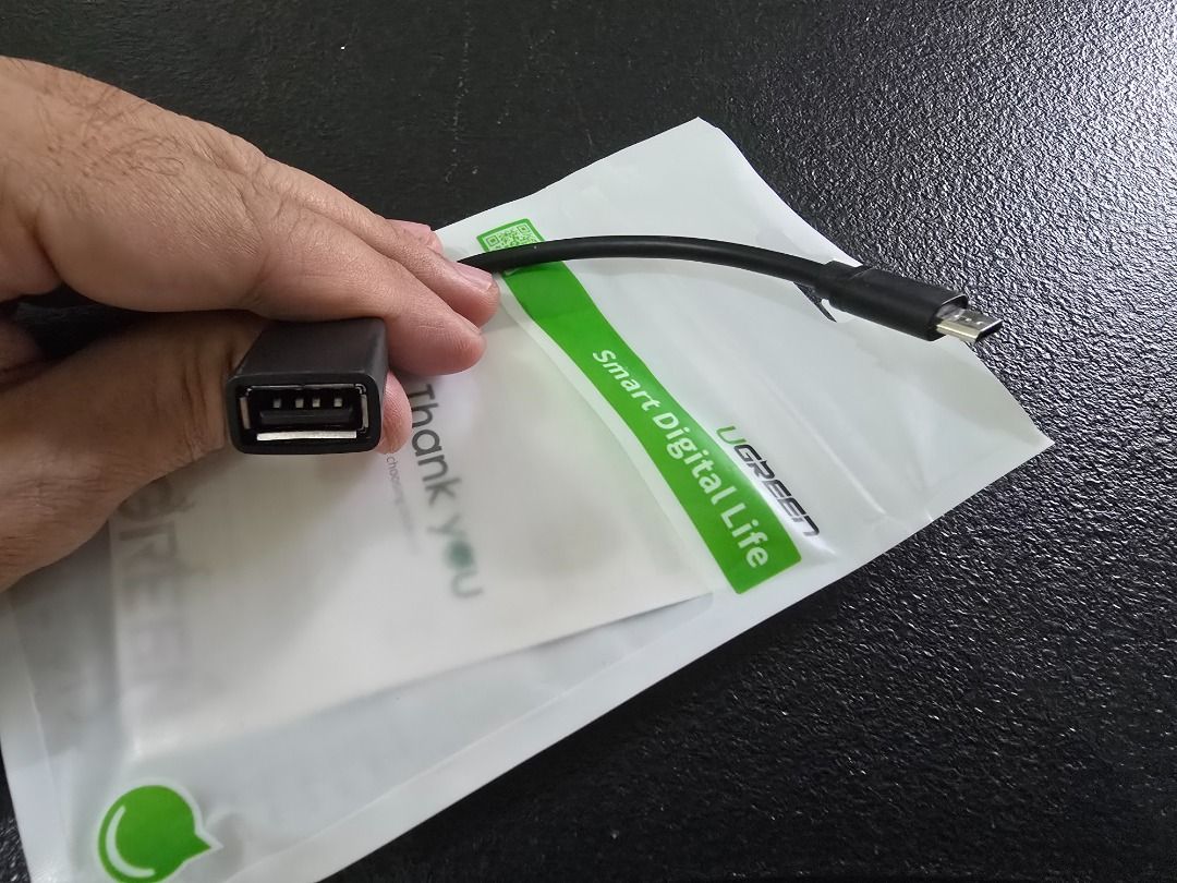 UGREEN 12CM Micro USB 2.0 OTG Cable Adapter (Category: Cables & Adaptors) located in Las Pinas. Submitted by neilmarion (Listing ID 1352178054, Image 1). Description: UGREEN 12CM Micro USB 2.0 OTG Cable Adapter RFS: Not needed. Decluttering..