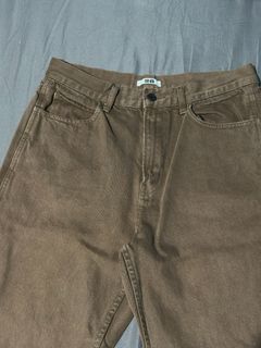 Uniqlo Brown Straight Pants