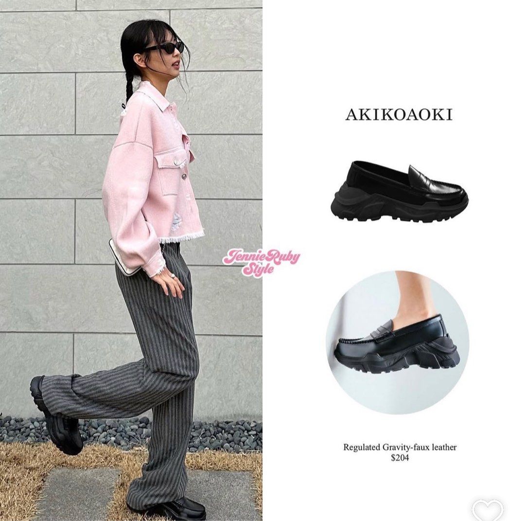 AKIKOAOKI |厚底樂福鞋Regulated Gravity-faux leather BK×BK AKIKOAOKI |厚底樂福鞋Regulated Gravity-faux leather BK×BK