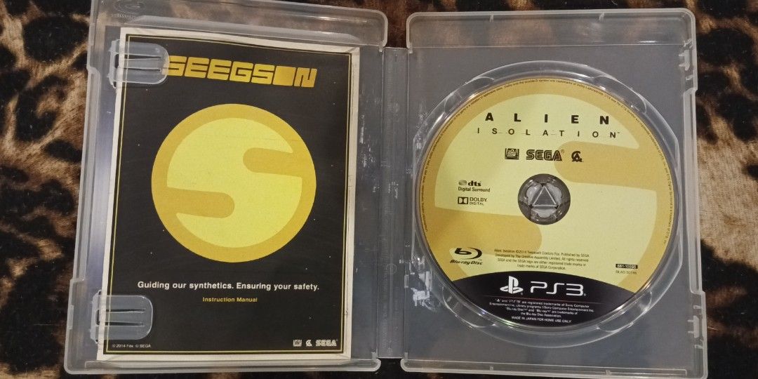 Alien isolation - PS3 (Category: PlayStation) located in Kuala Lumpur. Submitted by encik.efi (Listing ID 1352436079, Image 3). Description: Condition 9/10 Include manual book KL setapak.