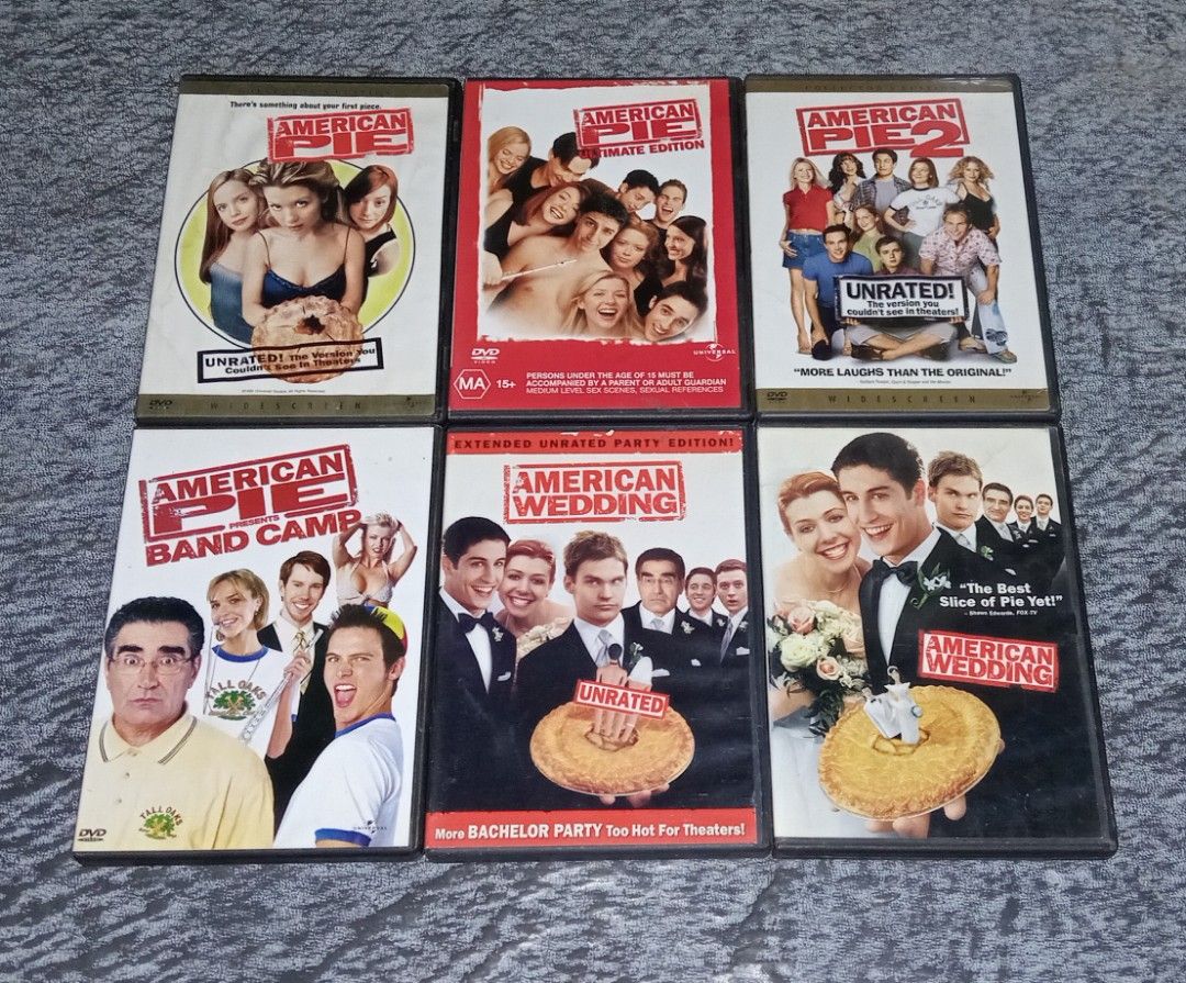 AMERCAN PIE DVD (Category: CDs & DVDs) located in Talavera. Submitted by thalifan46 (Listing ID 1352489502, Image 1). Description: AMERICAN PIE DVD P200 EACH.. • AMERICAN PIE • AMERICAN PIE ULTIMATE EDITION • AMERICAN PIE 2 UNRATED • AMERICAN PIE BAND CAMP • AMERICAN PIE THE WEDDING UNRATED • AMERICAN PIE THE WEDDING.. WHAT YOU SEE IS WHAT YOU GET 100% ORIGINAL AUTHENTIC.. MOP : GCASH OR PALAWAN.. COURIER :LBC, JRS, J&T.. STRICTLY NO COD‼️.