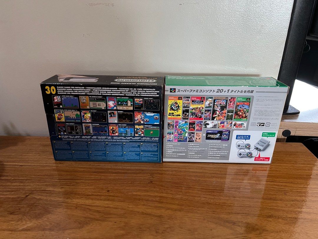Authentic NES mini and Super Famicom Mini (Category: Others) located in Quezon City. Submitted by ff0000 (Listing ID 1352506965, Image 2). Description: NES mini and Super Famicom Mini Both working Price slightly negotiable MOP:GCASH/MAYA/GOTYME/BPI MOD:LBC/LALAMOVE/JRS.