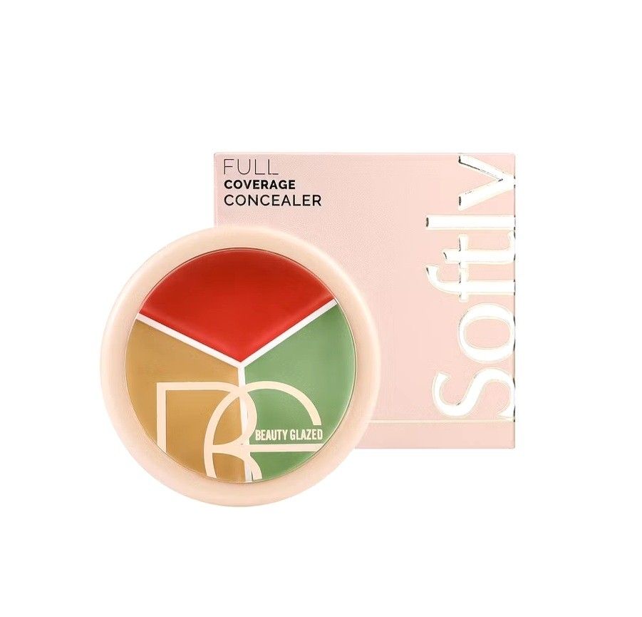 Beauty Glazed 3 in 1 Full Coverage Corrector Palette (402) (Category: Makeup) located in Quezon City. Submitted by beautynglamph (Listing ID 1352506317, Image 1). Description: Product Description BEAUTY GLAZED Full Cover Cream Corrector Matte Smooth Cover Dark Circles Concealer Palette Long Lasting Lightweight Waterproof Makeup Concealer Cosmetics Description: 2 Colors to Choose This portable concealer contour palette includes 3 colors,which prov