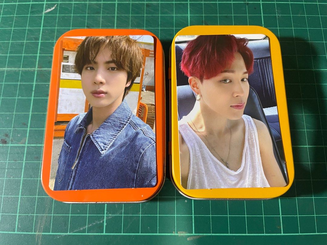 BTS BUTTER JIN JIMIN POB WITH TIN CAN (Category: K-Wave Merchandise) located in Manila. Submitted by ynz.created (Listing ID 1352392348, Image 1). Description: - ₱300 each || ₱550 if taking both - PAYO - x sensi.