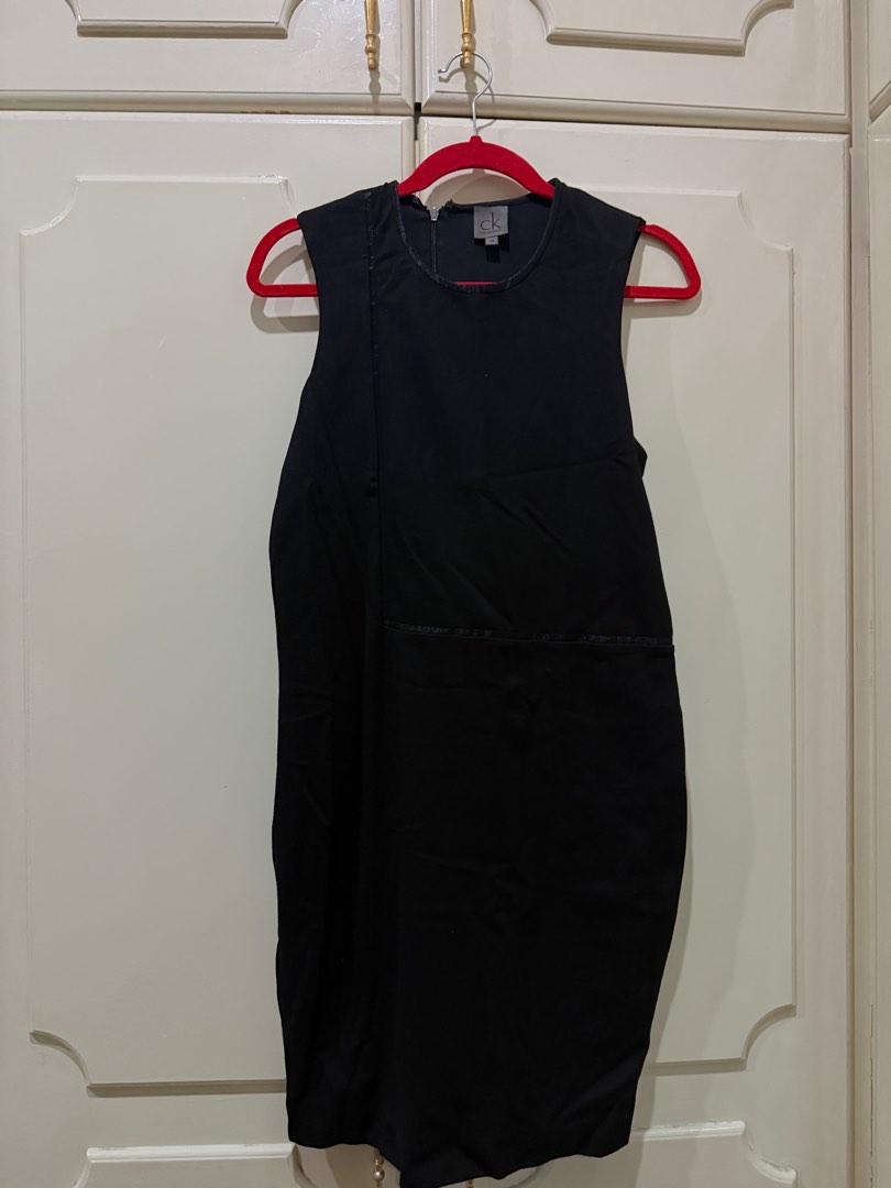 Calvin Klein Black Professional Wrap Dress
