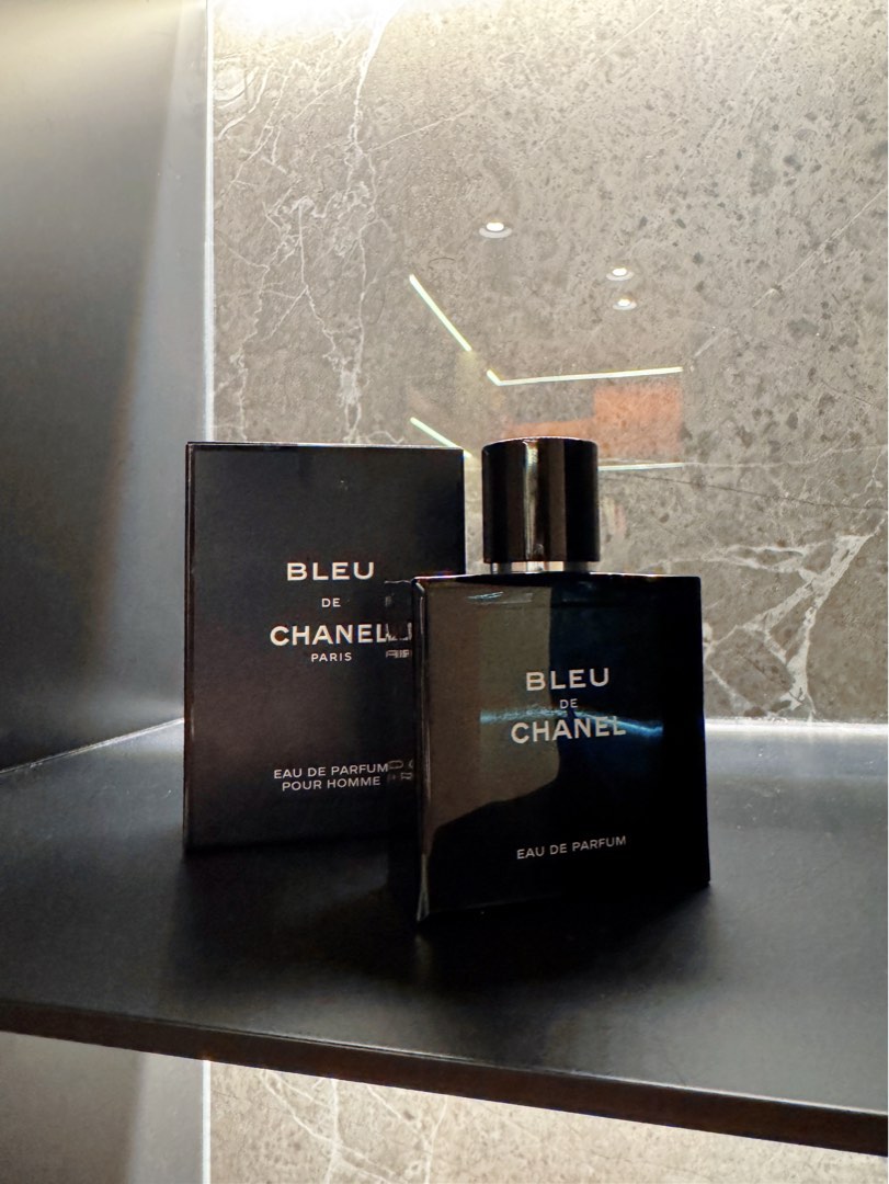 chanel 香奈兒藍色男性香水50ml, 香水、美妝、保養, 香水、體香