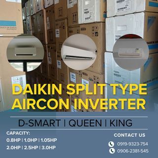 DAIKIN SPLIT TYPE AIRCON INVERTER | FREE INSTALLATION