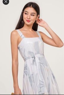 fayth pleated dress Fayth  Tayler Reversible Pleated Dress