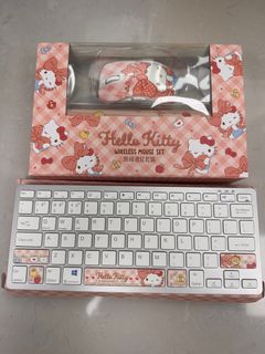 Hello kitty 藍牙無線滑鼠套裝64156850670851110