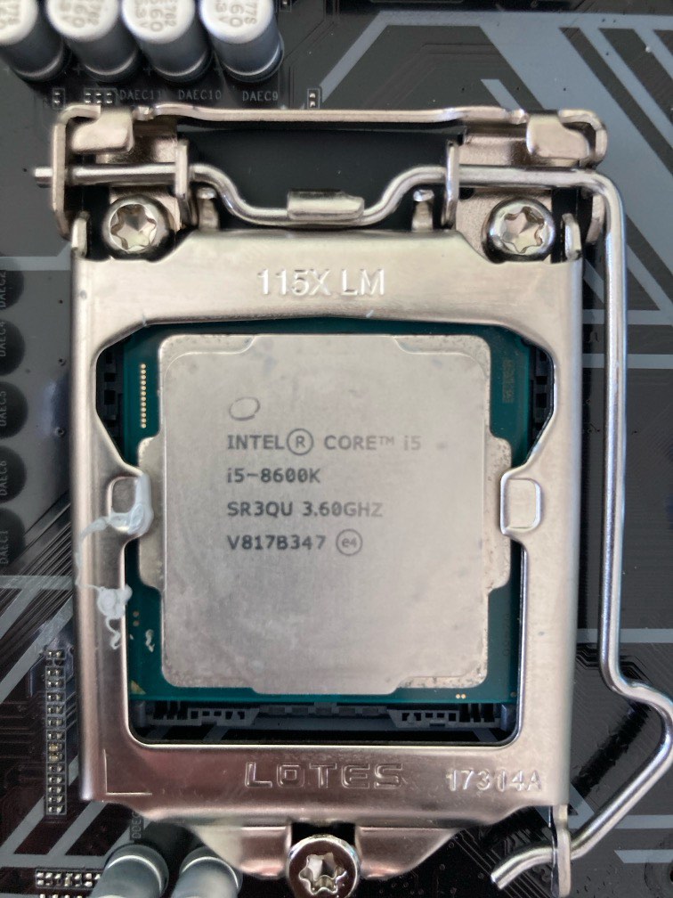 Intel i5-8600k, Computers & Tech, Parts & Accessories, Computer Parts ...