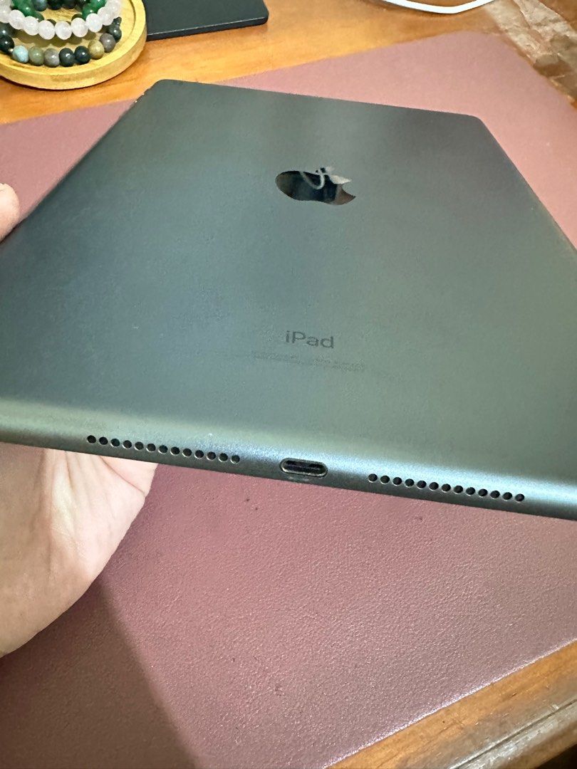 Ipad 8th Gen 128 GB (Category: iPad) located in Quezon City. Submitted by lovereloved (Listing ID 1352486317, Image 2). Description: Capacity1 128GB Size and Weight Wi-Fi Height: 9.8 inches (250.6 mm) Width: 6.8 inches (174.1 mm) Depth: 0.29 inch (7.5 mm) Weight: 1.08 pounds (490 grams) Buttons and Connectors Home/Touch ID sensor Stereo speakers Smart Connector Lightning connector 3.5 mm headphone jack On/Off - Sleep/Wake Volume up/down Dual micr