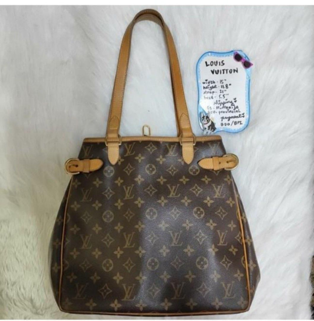 Louis Vuitton Batignolles vertical (Category: Luxury Bags & Wallets) located in Marikina City. Submitted by MEASP (Listing ID 1352438177, Image 1). Description: .