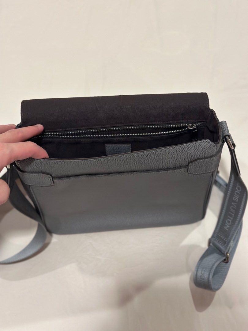 Louis Vuitton Gray Crossbody (Category: Luxury Bags & Wallets) located in Taguig. Submitted by ericalopez (Listing ID 1352408849, Image 3). Description: Louis Vuitton Gray Crossbody Price: 49,000 Comes with dust bag and paperbag 100% Authentic Location: Pick up Or Delivery via lalamove or lbc.