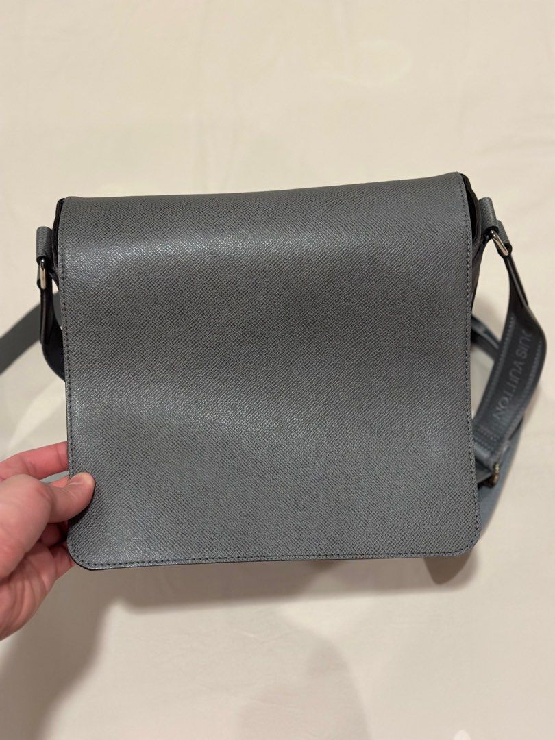 Louis Vuitton Gray Crossbody (Category: Luxury Bags & Wallets) located in Taguig. Submitted by ericalopez (Listing ID 1352408849, Image 2). Description: Louis Vuitton Gray Crossbody Price: 49,000 Comes with dust bag and paperbag 100% Authentic Location: Pick up Or Delivery via lalamove or lbc.