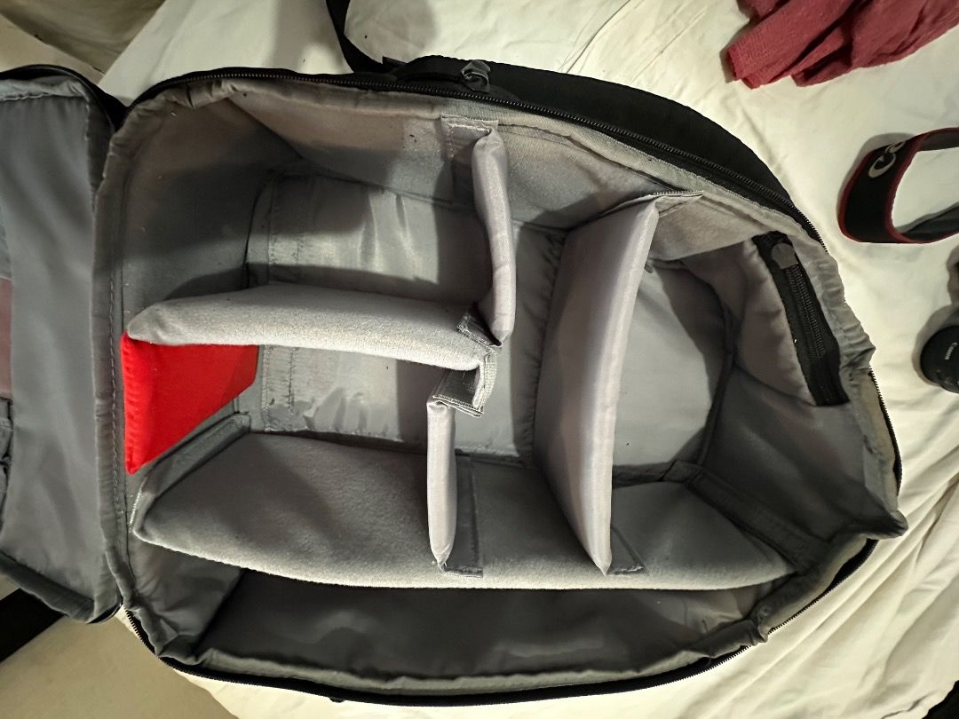 Manfrotto Veloce V Backpack (Black) (Category: Camera Bags & Carriers) located in Angeles City. Submitted by snooky181469 (Listing ID 1352351211, Image 1). Description: PLEASE READ! 1. Item is available. 2. Price is fixed until you make a reasonable offer. 3. Shipment is from Angeles, Pampanga and costs are for buyer's account. 4. Item is as good as new and has no defects or issues. Features: - For DSLR with attached 70-200mm, 2-3 Lenses, Tripods