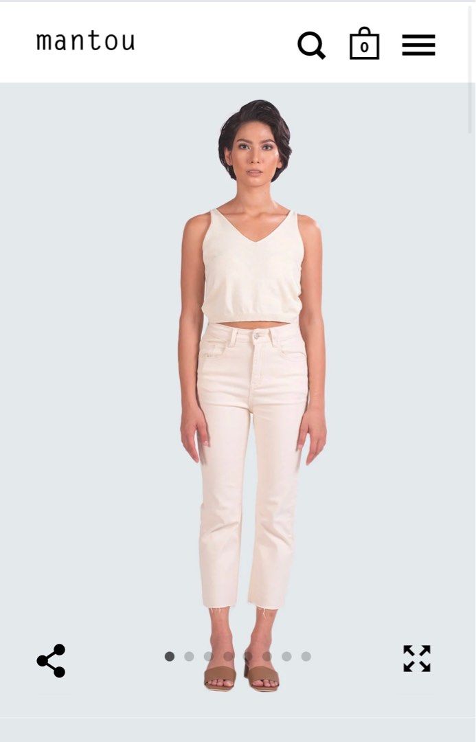 Mantou Hira Straight Leg Jeans (Category: Jeans) located in Bacolod City. Submitted by prelovedbyabb (Listing ID 1352366042, Image 1). Description: • no flaws • rfs: decluttering .