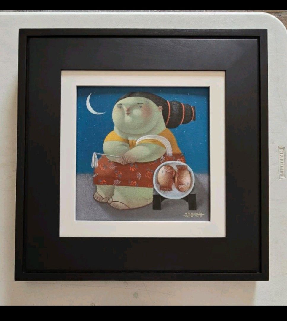 Obemio artwork (Category: Art & Prints) located in Manila. Submitted by megaworld_art (Listing ID 1352352004, Image 1). Description: 12x12 acrylic on canvas with certificate of authenticity 💯 Cash on delivery.