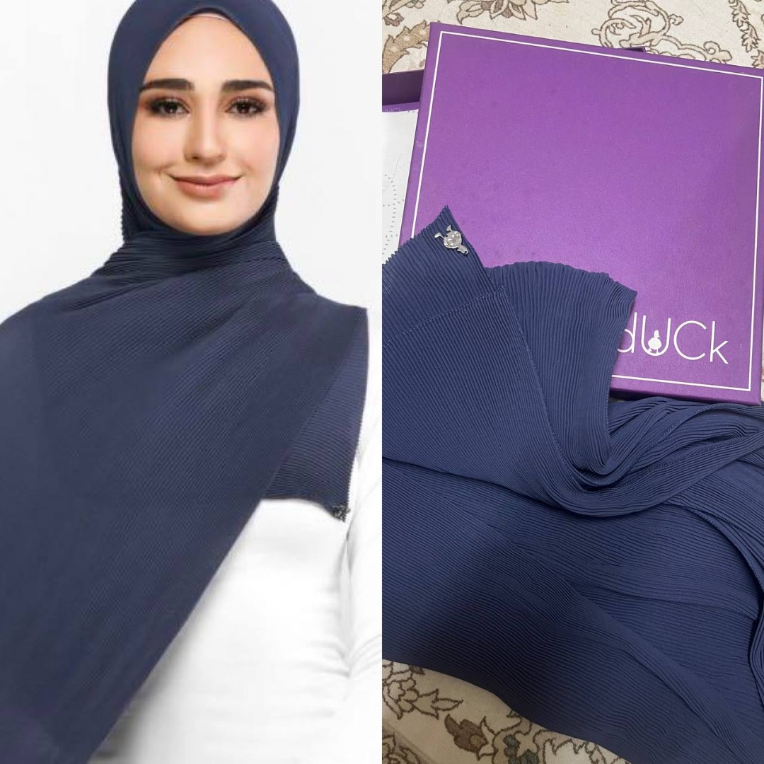 tutorial pleated shawl duck