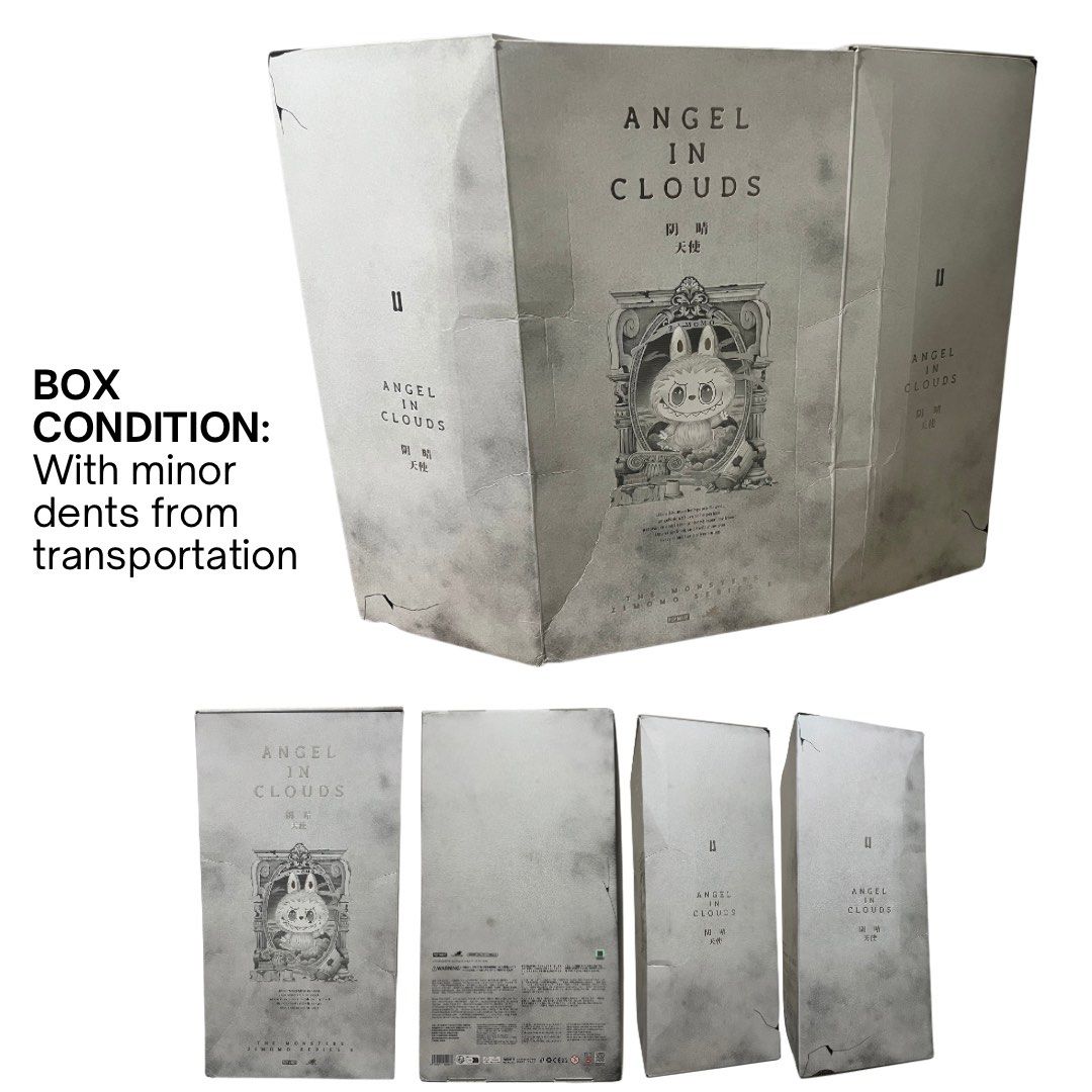 POP MART Zimomo Angel in Clouds (Category: Designer & Blind Box Toys) located in Bulacan. Submitted by arianecleansupcloset (Listing ID 1352485008, Image 2). Description: Brand new Opened box to check contents.
