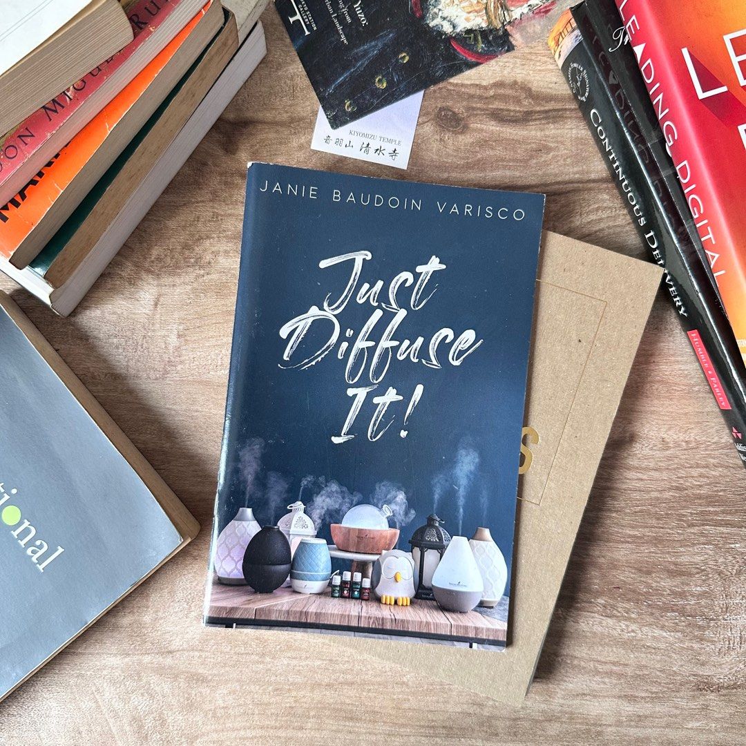 [PRE-LOVED] Oil + Glass with free booklet Just Diffuse It! (Category: Storybooks) located in Taguig. Submitted by kriz_l (Listing ID 1352353386, Image 2). Description: Status: Available Price: 300.00 Condition: Very Good Edition: Hardbound PLEASE READ!!!!! Will not entertain questions that are already in the description. * LAST PRICE INDICATED ALREADY * Books for sale are ORIGINAL COPY, bought either from the physical bookstore or their official 