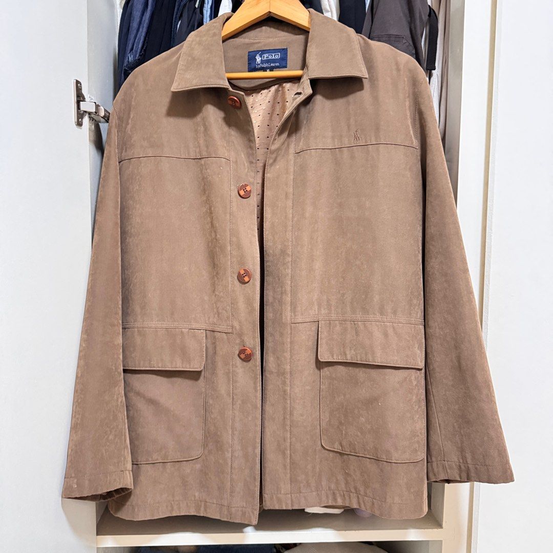 Ralph Lauren Vintage Coat (Category: Coats, Jackets and Outerwear) located in San Fernando. Submitted by sortedsashimi (Listing ID 1352375525, Image 1). Description: with inside pockets! no flaw suede material .