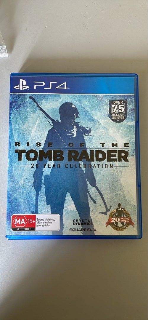 Rise of the Tomb Raider PS4 DVD, Video Gaming, Video Games, PlayStation ...