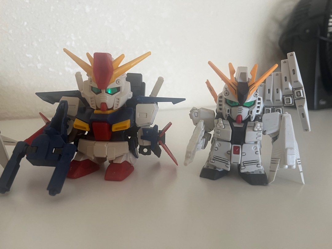 SD Gundam (Category: Gundam Model Kits) located in Singapore. Submitted by chupapimunyano5077 (Listing ID 1352515210, Image 2). Description: SD 00 Gundam + 0 Raiser $8 SD 00 Gundam GN Sword $8 SD Nu Gundam $5 SD ZZ Gundam $5 Take all for $26.
