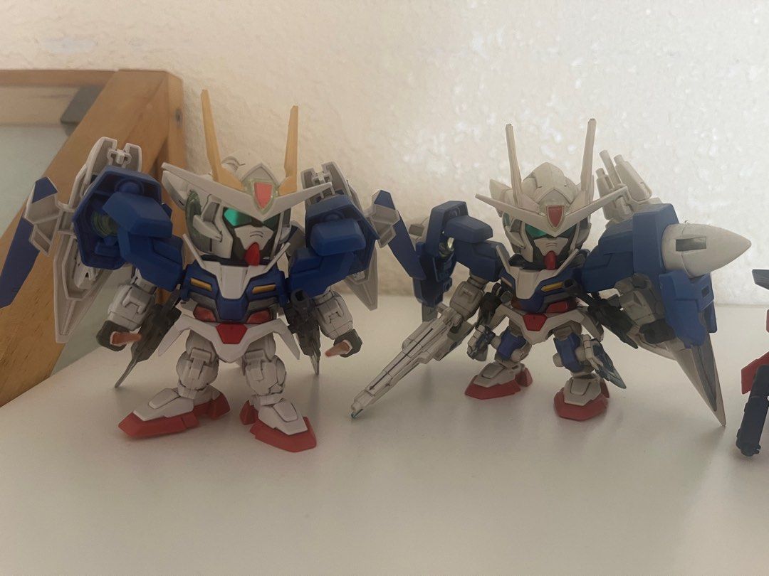 SD Gundam (Category: Gundam Model Kits) located in Singapore. Submitted by chupapimunyano5077 (Listing ID 1352515210, Image 1). Description: SD 00 Gundam + 0 Raiser $8 SD 00 Gundam GN Sword $8 SD Nu Gundam $5 SD ZZ Gundam $5 Take all for $26.