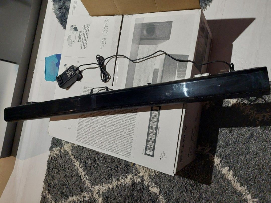 Speaker samsung TV compatible (Category: Soundbars, Speakers & Amplifiers) located in Paranaque City. Submitted by erick_e (Listing ID 1352499186, Image 1). Description: 1 pc Speaker for samsung t.v or any other TV not branded with Free 2 seater 2pcs Black leather Sofa for 2000 Reason for selling Needs space for our home with scratches Super Sale and can Pick up only at Marcelo green village Greenvale 1 paranaque city Medium to large size vehicle
