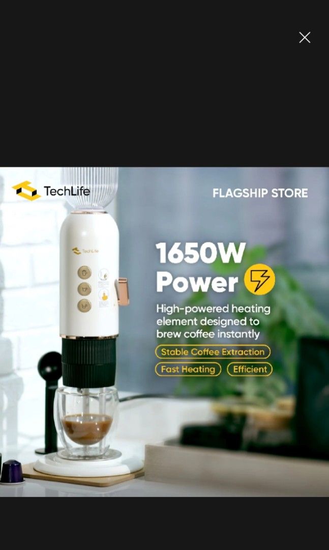 Techlife Multi Capsule Coffee Maker (Category: Coffee Machines & Makers) located in Makati City. Submitted by shopsaleph (Listing ID 1352355183, Image 2). Description: TECHLIFE MULTI CAPSULE COFFEE MAKER. only used 3x. Please see photos for description. pick-up from Bf Homes Pque.