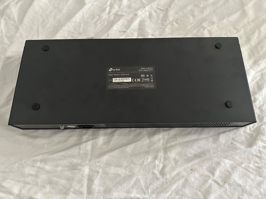 TP-Link SG1016 16-Port Gigabit Rackmount Switch (Category: Networking) located in Angeles City. Submitted by snooky181469 (Listing ID 1352429378, Image 3). Description: PLEASE READ! 1. Item is available. 2. Price is fixed until you make a reasonable offer. 3. Shipment is from Angeles, Pampanga and costs are for buyer's account. 4. Item is as fully working and has no defects or issues. Features: - 16 10/100/1000Mbps RJ45 ports - Innovative energy-