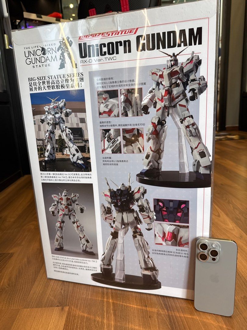 Unicorn Gundam (The Life-Sized) Statue, Hobbies & Toys, Toys & Games on ...
