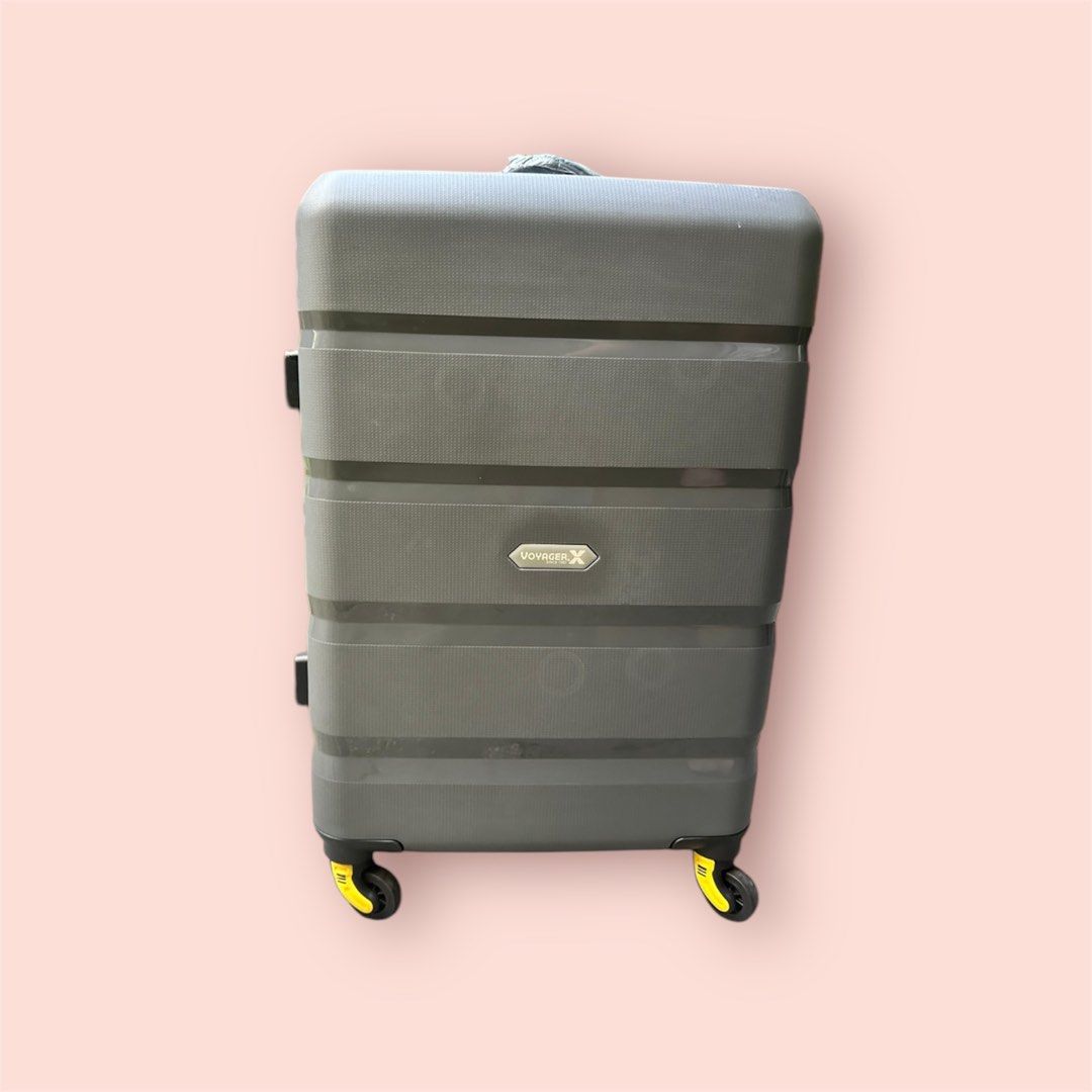 Voyager hard case luggage MEDIUM GRAY (Category: Luggage) located in Paranaque City. Submitted by kaelstoypalace (Listing ID 1352398209, Image 1). Description: Never used.