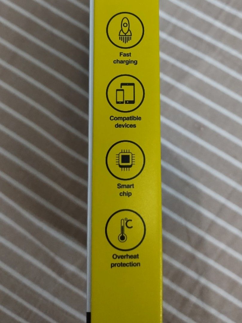 Wingman powerbank 10000 mah (Category: Batteries & Power Banks) located in Makati City. Submitted by chamarket.2022 (Listing ID 1352444489, Image 2). Description: 10000 mah powerbank with built-in cables for iphone and androids. refer to picture for complete specs..