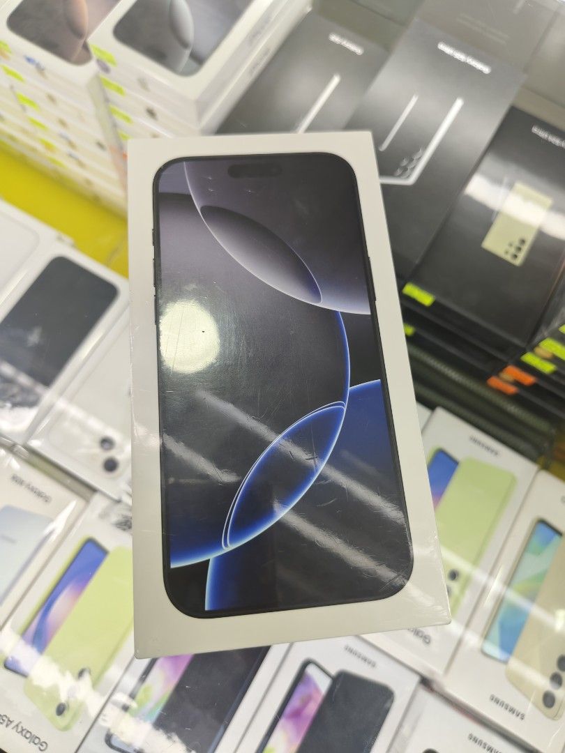 16PRO MAX 256GB SMART LOCK ✅ (Category: iPhone 16 Series) located in San Juan City. Submitted by ABTGadgets (Listing ID 1352589467, Image 1). Description: IPHONE 16PRO MAX 256GB ✅ SMART LOCK ✅ Brand new sealed ✅ never activate(open) ✅ factory sealed ✅ 1 year warranty ✅ 100% Legit / original Freebies: Clear case/tempered glass NOTE: All units are:👈👈 - ✅100% original authentic (legit) - ✅standard factory package Mode of payment: -Cash -Online / b