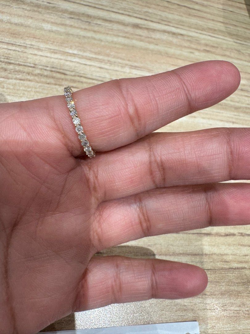1 carat full eternity natural diamond ring size 7 (Category: Rings) located in Quezon City. Submitted by mmauthenticshop (Listing ID 1352553548, Image 2). Description: 1 carat eternity natural diamond ring size 7 With certificate.